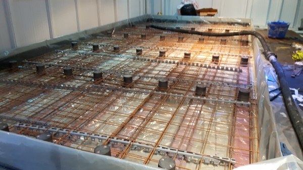 Floor Ready to accept Concrete